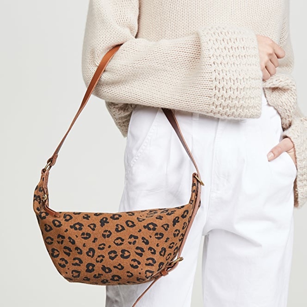 Madewell The Canvas Sling Bag in Leopard Love - Picture 8 of 10